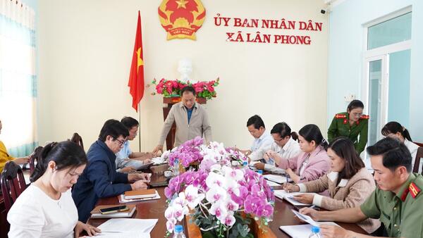 Xã Lân Phong triển khai kế hoạch mừng Đảng, mừng Xuân Bính Ngọ 2026