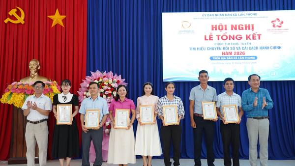 LÂN PHONG TRAO GIẢI CUỘC THI TÌM HIỂU CẢI CÁCH HÀNH CHÍNH VÀ CHUYỂN ĐỔI SỐ NĂM 2026